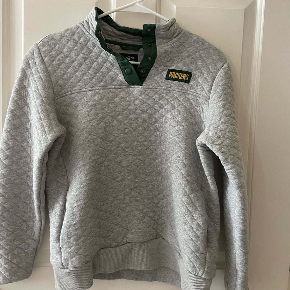 Green Bay Packers quilted sweatshirt